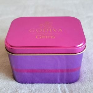 Godiva Limited Edition Discontinued Tin   Storage Boxes